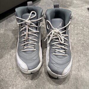 Size 6Y Nike Air Jordan 12 XII Retro Stealth Cool Grey White 2022 GS 153265-015